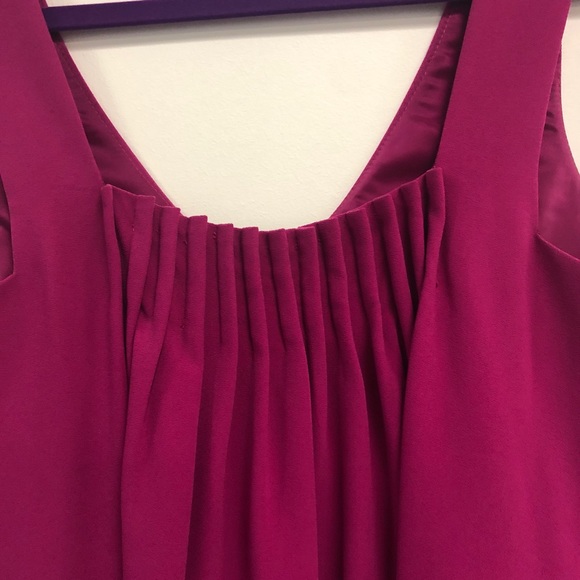 Trina Turk Pink / Fuchsia Tank w Smocked Back - S - Picture 4 of 4